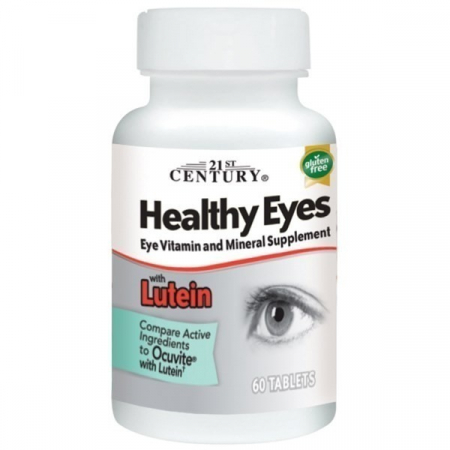 Поліпшення зору 21-st Century - Healthy Eyes with Lutein (60 таблеток)