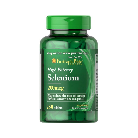 Селен Puritan's Pride - Selenium 200 мкг (250 таблеток)