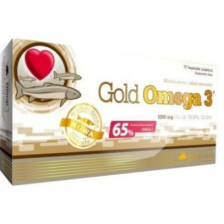 Омега Olimp Labs - Gold Omega 3 65% EPA & DHA (60 капсул)