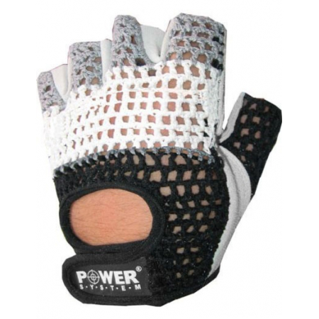 Power System Basic PS-2100 White/Black Gym Gloves
