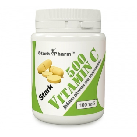 Vitamin C 500 мг 1 таб Stark Pharm (аскорбінова кислота, вітамін С)