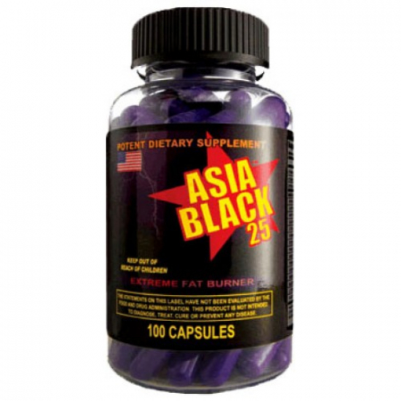 Asia Black 25 Ephedra Cloma Pharma 1 capsule
