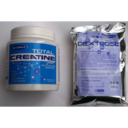 Total Creatine plus Dextrose Megabol 300 грамм +330 грамм