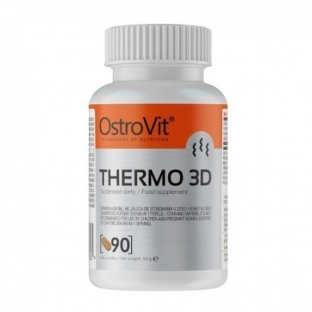 Жироспалювач OstroVit - Thermo 3D (90 пігулок)