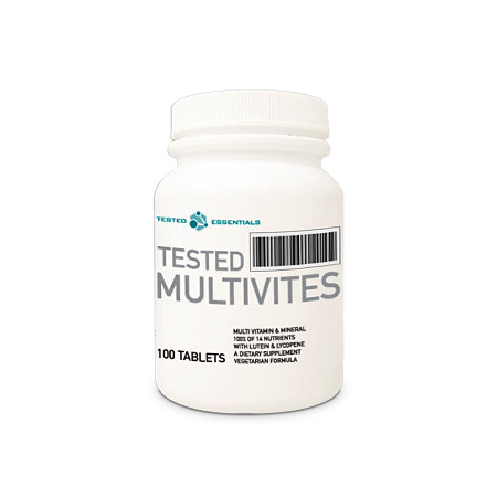 Мультивітаміни Tested Nutrition - Multivites (100 пігулок)