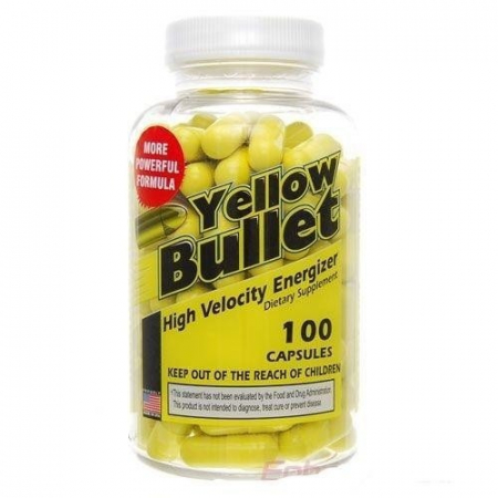 Yellow Bullet Delta Health 100 caps. (yellow bullet from delta health) ***