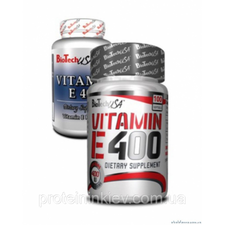 Vitamin E 400 BioTech USA 100 tabs.