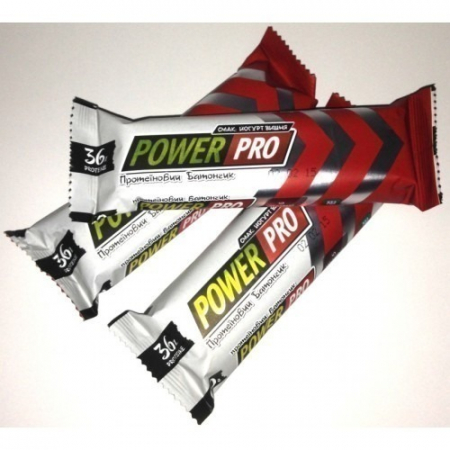 Protein bar 36% yoghurt-cherry Power Pro 60 grams