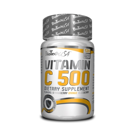 Вітаміни BioTech - Vitamin C 500 (120 пігулок)