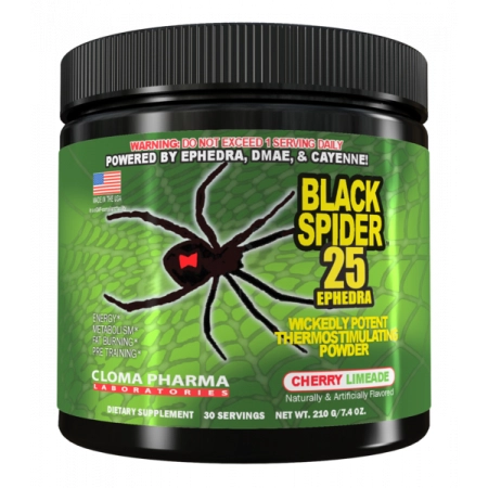 Fat burner Cloma Pharma - Black Spider (210 grams)