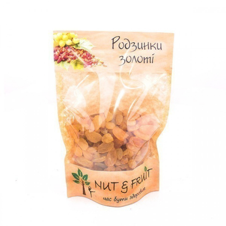 Сухофрукти Nut&Fruit - Ізюм золотий 150 грам