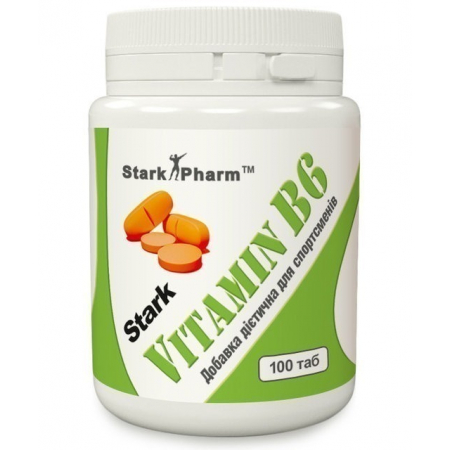 Stark Vitamin B6 – Stark Pharm (100 таб) піридоксин Stark Vitamin B6 – Stark Pharm (100 таб) піридоксин