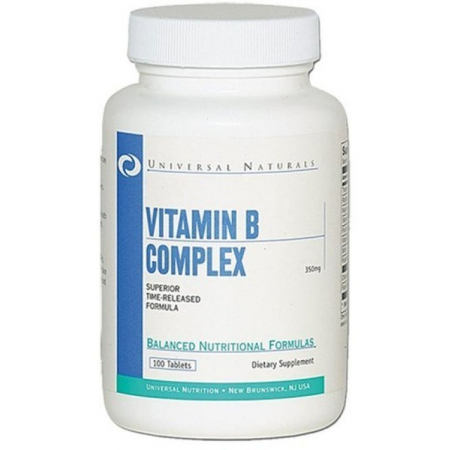 Vitamin B Complex Universal Nutrition 100 tabs.