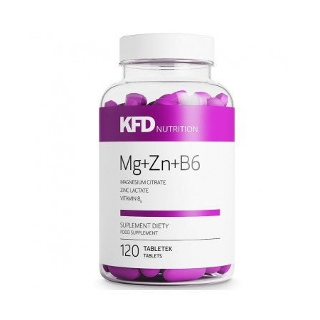 Mg+Zn+B6 KFD Nutrition 120 tabs.
