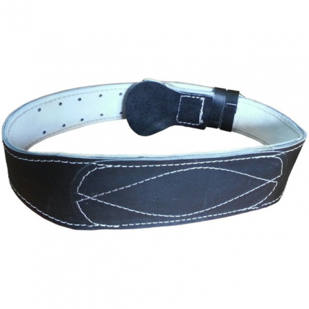 Weightlifting leather belt (10 cm)