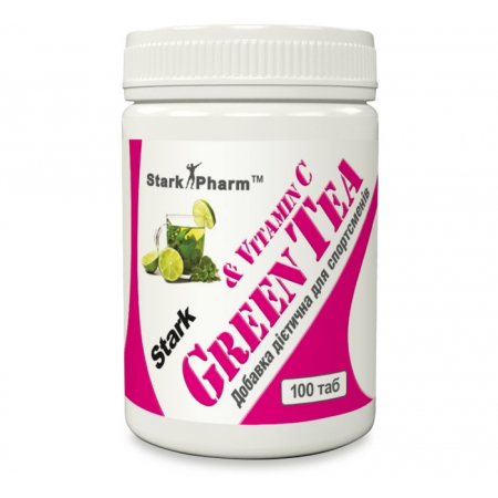 Fat burner Stark Pharm - Green Tea + Vit C (100 capsules)