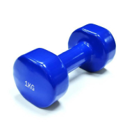 Гантелі Spart - Vinyl Dumbbell DB2113-1 сині (2 х 1 кг)
