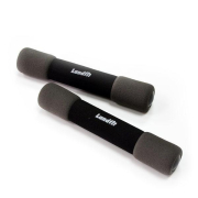 Dumbbells Landfit - 2LB Pair Dumpbells black (2 x 0.9 kg)