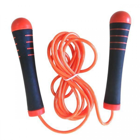 Скакалка Jump Rope - JR8041 (2,8 м) оранжевый-черный