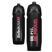 Бутылка для воды BioTech - Be Fit. Be Proud (750 мл) черная