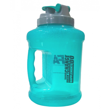 Water bottle Fithess Authority - Training doesn`t change supplements do (2200 ml) turquoise