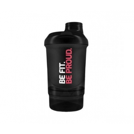 Shaker BioTech - Wave+Nano Be Fit.Be Proud. For Her (300 ml+150 ml) black