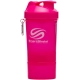 Shaker SmartShake Neon 400 ml + 2 containers dark pink/dark pink