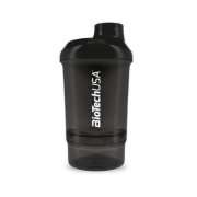 Шейкер BioTech - Wave+Compact Panther Black (500 мл + 150 мл) черный