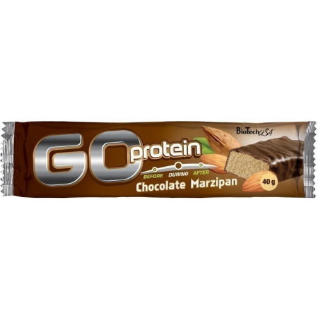 Батончик протеиновый BioTech - Go Protein Bar (40 гр) шоколад-марципан