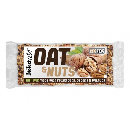 Батончик BioTech - Oat & Nuts (70 гр) кокос-йогурт