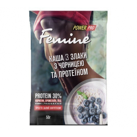 Porridge Power Pro - Femine (50 gr) cereals with blueberries