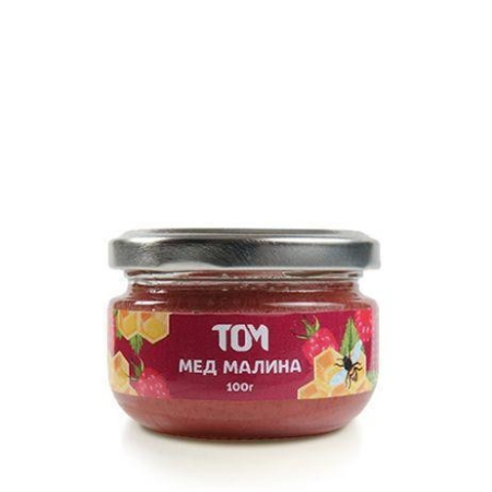 Natural honey TOM - Raspberry (100 grams)