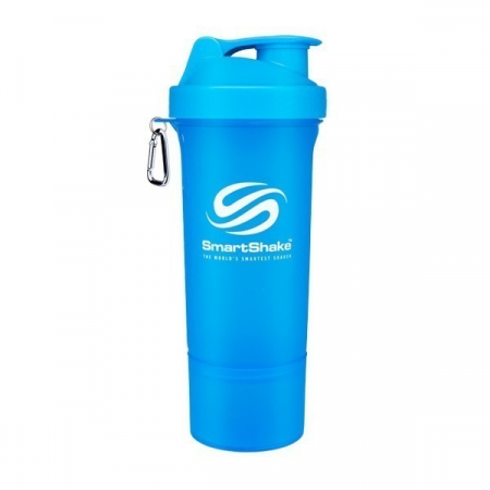 Shaker SmartShake Slim Neon 400 ml blue