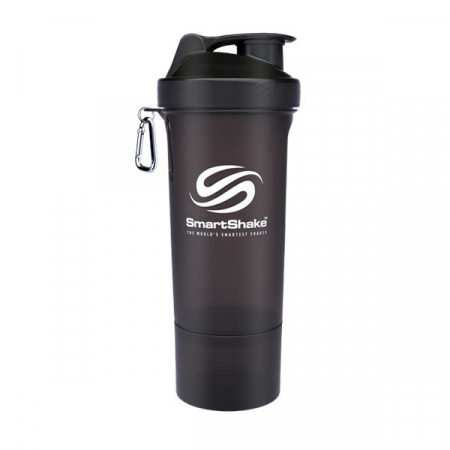 Shaker SmartShake Slim Neon 400 ml black