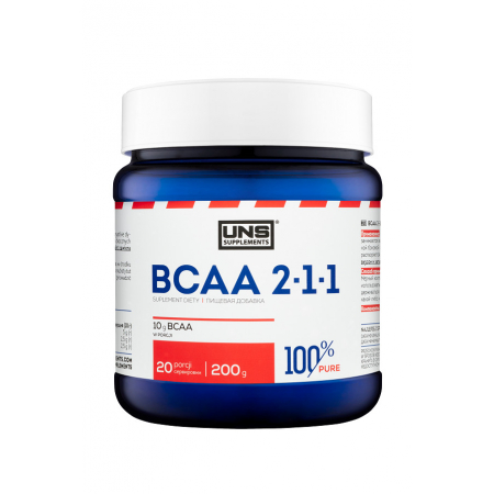 Амінокислоти UNS - Classic BCAA 2:1:1 (200 грамів)