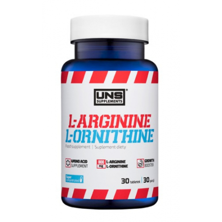 UNS - L-Arginine & L-Ornithine (30 Tablets)