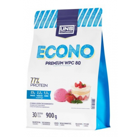 Сироватковий протеїн UNS-ECONO Premium WPC 80 (900 грам)