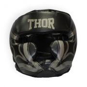 Шлем боксерский Thor - 727 (PU) черный