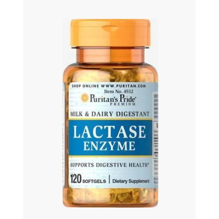 Фермент лактаза Puritan's Pride - Lactase Enzyme (120 капсул)