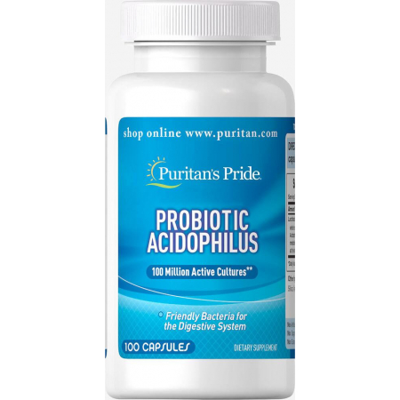 Пробіотик Puritan's Pride - Probiotic Acidophilus (100 капсул)