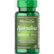 Спирулина Puritan's Pride - Spirulina 500 мг (100 таблеток)