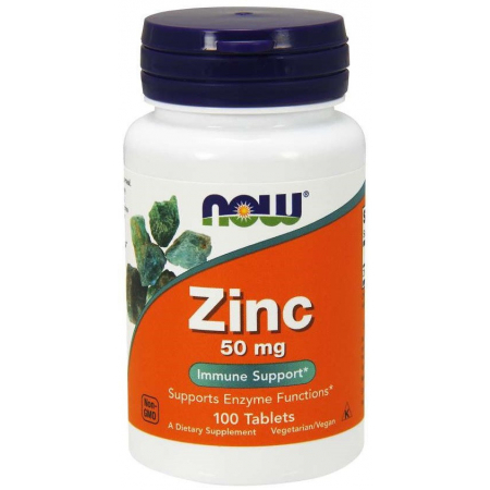 Zinc Now Foods 50мг 100 таб.