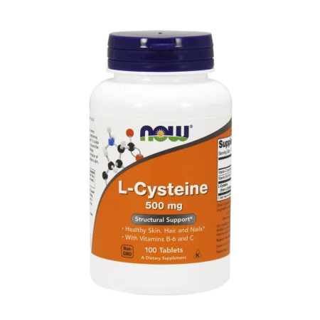 Cysteine Now Foods - L-Cysteine 500mg (100 Tablets)