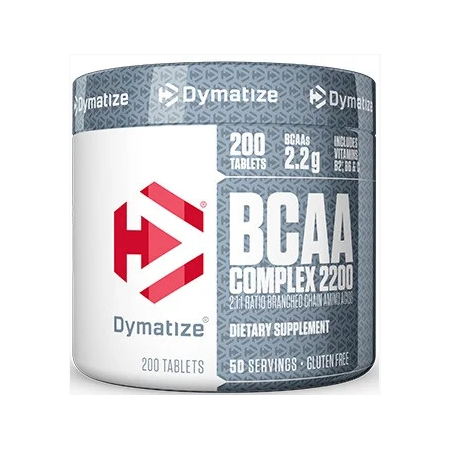 Амінокислоти BCAA Dymatize Nutrition - BCAA Complex 2200 (200 таблеток)