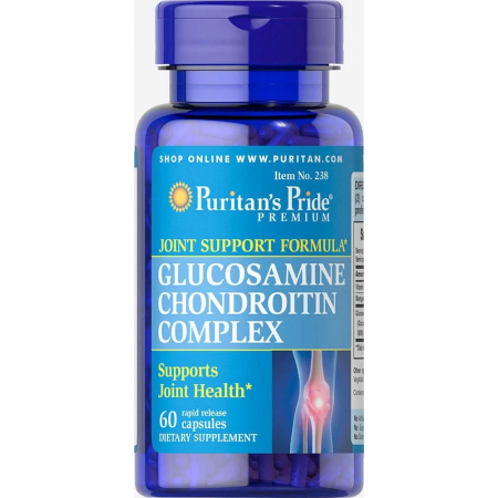 Chondroprotector Puritan's Pride - Glucosamine Chondroitin Complex (60 capsules)