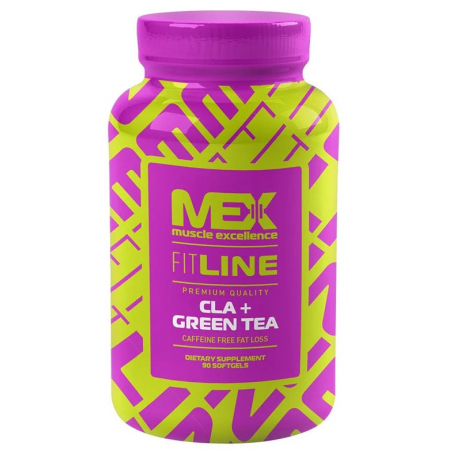 Жироспалювач MEX Nutrition - CLA + Green Tea (90 капсул)