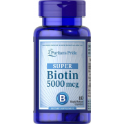 Vitamins Puritan's Pride - Biotin 5000 mcg (60 capsules)