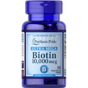 Vitamins Puritan's Pride - Biotin 10,000 mcg (50 capsules)
