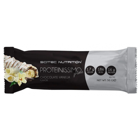 Батончик Scitec Nutrition - Proteinissimo Prime (50 грамм) chocolate-vanilla/шоколад-ваниль