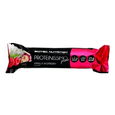 Батончик Scitec Nutrition - Proteinissimo Prime (50 грам) vanilla-raspberry/ваніль-маліна